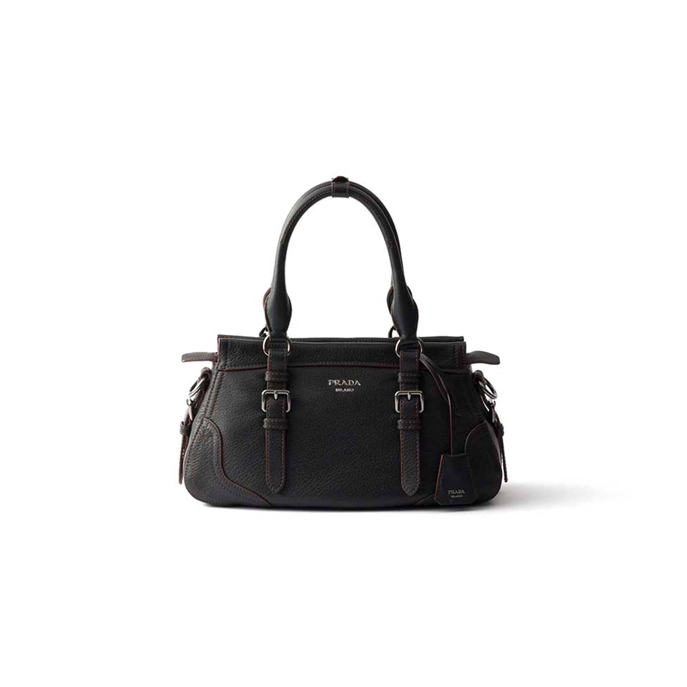 PRADA LARGE LEATHER TOTE BAG 1BG604 (35*22*11cm)